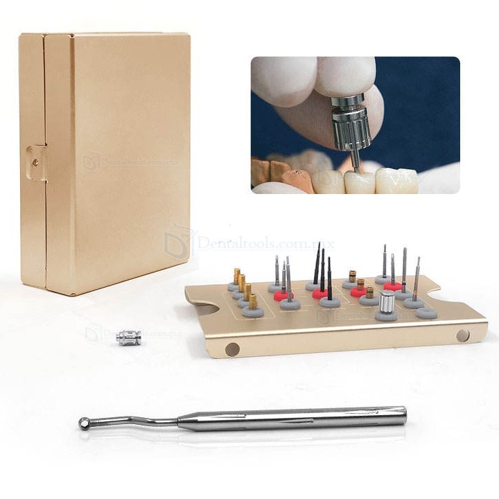 Kit de Extracci&oacute;n de Tornillos Rotos en Implantes Dentales Set de Extractores